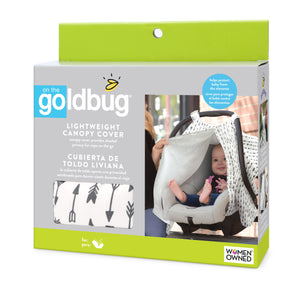 Goldbug Car Seat Canopy Cover, Arrows Gray 23 oz - Premium Car Seat Canopies from Goldbug - Just $16.99! Shop now at Kis'like