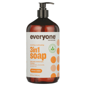 Everyone 3-in-1 Soap, Shampoo, and Body Wash - Citrus & Mint (32 Oz.) Citrus and Mint 32 FZ - Premium Body Wash & Shower Gel from EO Products - Just $12.99! Shop now at Kis'like