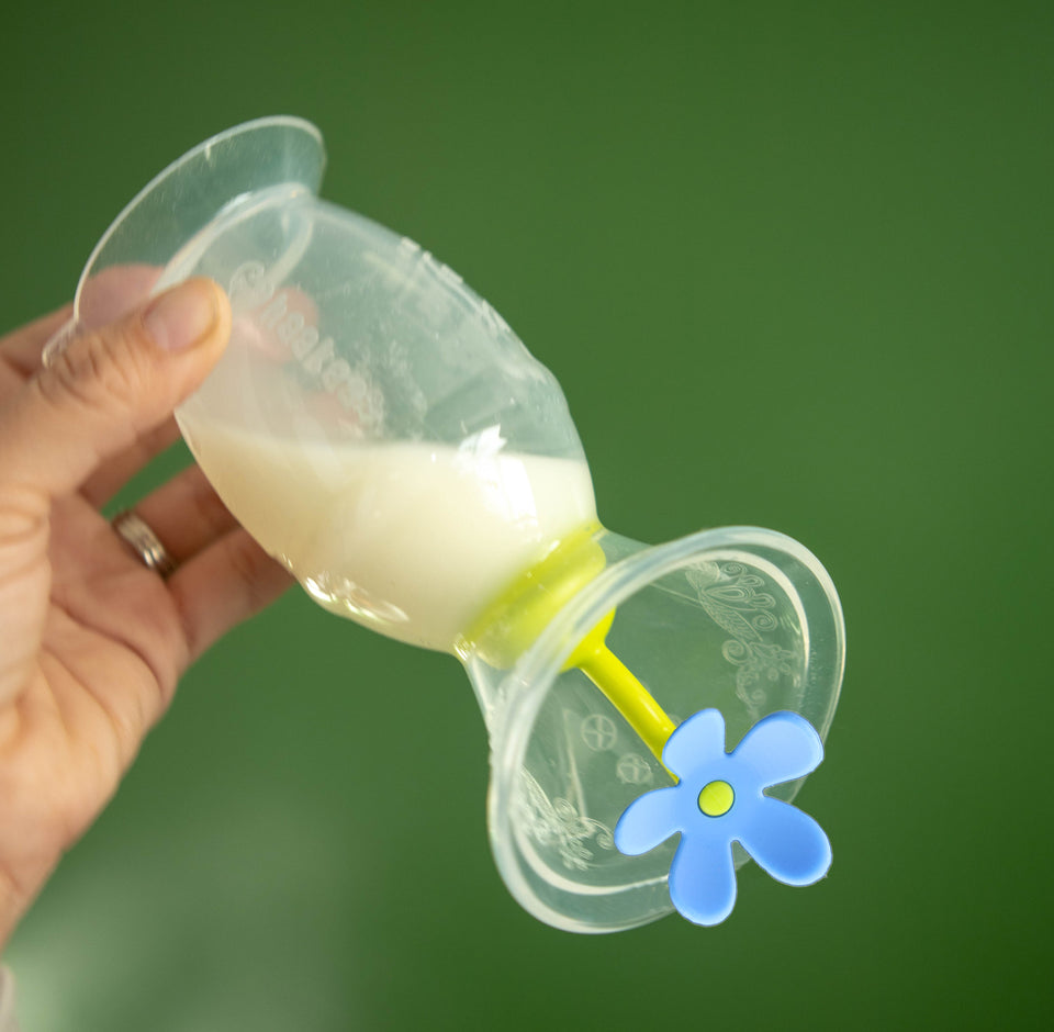 Haakaa Gen 2 Silicone Breast Pump with Suction Base and Blue Stopper 4 oz - Premium Breast Pumps from Haakaa - Just $38.78! Shop now at Kis'like
