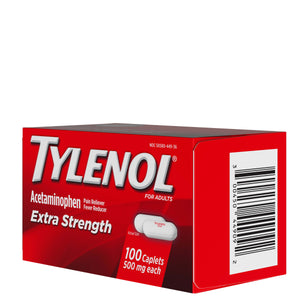 TYLENOL Extra Strength Caplets with 500 mg Acetaminophen, 100 Ct Other 100 Count (Pack of 1 - Premium Headaches & Fever from TYLENOL - Just $13.99! Shop now at Kis'like