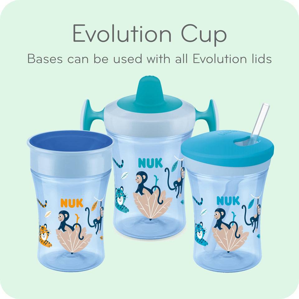 NUK Evolution 360 Cup, 8 oz, 2-Pack Blue - Premium NUK Sippy Cups from NUK - Just $19.99! Shop now at Kis'like