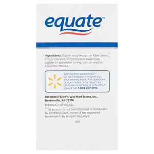 Equate Unscented Tampons With Plastic Applicator - Regular And Super - 36 Ct White 36 Unscented Tampons - Premium All Feminine Care from Equate - Just $6.99! Shop now at Kis'like