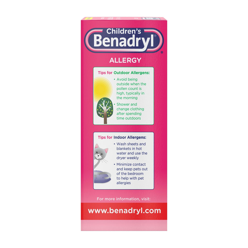 Benadryl Children's Antihistamine Allergy Liquid, Cherry, 8 fl. Oz. NA - Premium Children's Allergy from Benadryl - Just $12.99! Shop now at KisLike