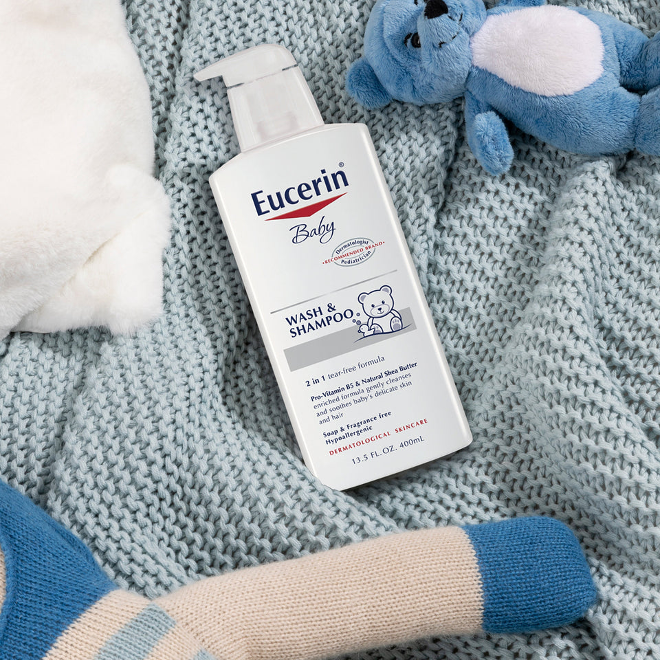 Eucerin Baby Wash and Shampoo Unscented Pump, 13.5 Fl Oz 13.5 Fl Oz (Pack of - Premium Baby Shampoos & Body Washes from Eucerin - Just $11.99! Shop now at Kis'like