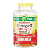 Spring Valley Omega-3 Fish Oil Soft Gels, 1000 mg, 120 Count - Premium Circulatory Support from Spring Valley - Just $21.99! Shop now at Kis'like