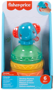 Fisher-Price Stacking Elephant, Infant Stacker Activity Toy - Premium Baby Learning Toys from Fisher-Price - Just $13.65! Shop now at Kis'like