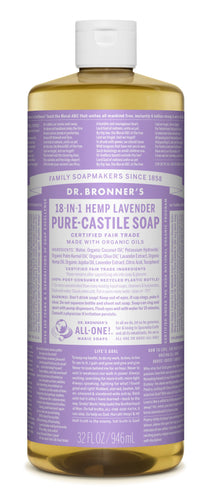 Dr. Bronner's Lavender Pure-Castile Liquid Soap - 32 oz Purple - Premium Body Wash & Shower Gel from Dr. Bronner's - Just $18.99! Shop now at Kis'like