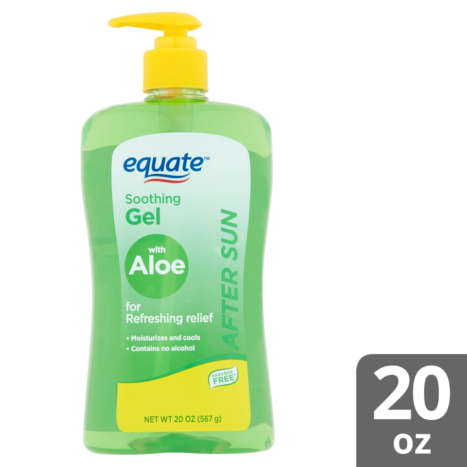 Equate After Sun Soothing Gel With Aloe, 20 Oz. 20 OZ (567 g) - Premium After-Sun Care from Equate - Just $6.99! Shop now at Kis'like