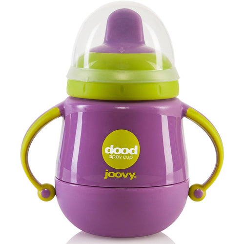 Joovy Dood Soft Spout Trainer Sippy Cup Purple - Premium Sippy Cups from Joovy - Just $15.72! Shop now at Kis'like