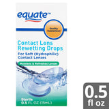 Equate Contact Lens Rewetting Drops, 0.5 Fl oz 0.5 oz - Premium Equate Eye Drops from Equate - Just $13.76! Shop now at Kis'like
