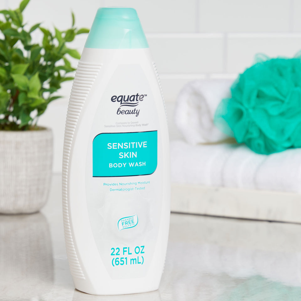Equate Beauty Sensitive Skin Body Wash, 22 fl. Oz. - Premium Body Wash & Shower Gel from Equate - Just $12.11! Shop now at Kis'like