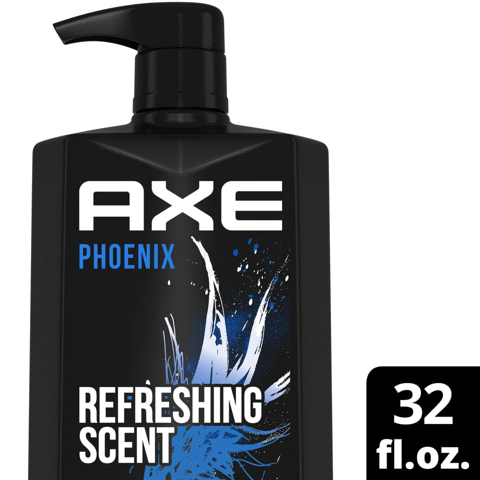 AXE Body Wash Phoenix Crushed Mint & Rosemary Men's Shower Gel 32 oz Pump - Premium Body Wash & Shower Gel from Axe - Just $9.99! Shop now at Kis'like