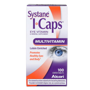 ICaps Multivitamin Eye Vitamin and Mineral Support, Coated Tablets, 100 tablets Multicolor - Premium All Multivitamins from ICAPS - Just $26.10! Shop now at Kis'like