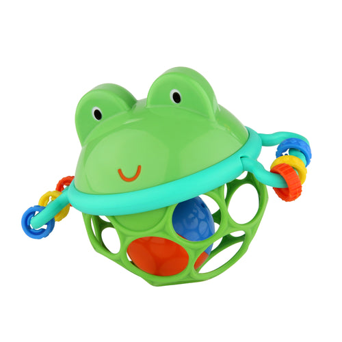 Oball Jingle & Shake Pal Easy-Grasp Rattle, Ages Newborn + Green - Premium Baby Stocking Stuffers from Oball - Just $8.99! Shop now at Kis'like