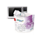 Philips AVENT Microwave Steam Sterilizer Bags, BPA-Free White 5 bags - Premium Breast Pump Accessories from Philips AVENT - Just $17.67! Shop now at Kis'like
