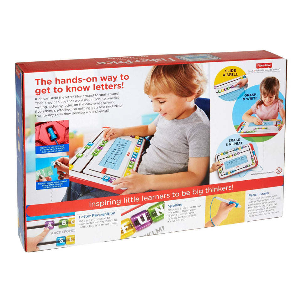 Fisher-Price Think & Learn Alpha SlideWriter with Pen Multicolor - Premium Fisher Price Preschool Toys from Fisher-Price - Just $34.99! Shop now at Kis'like